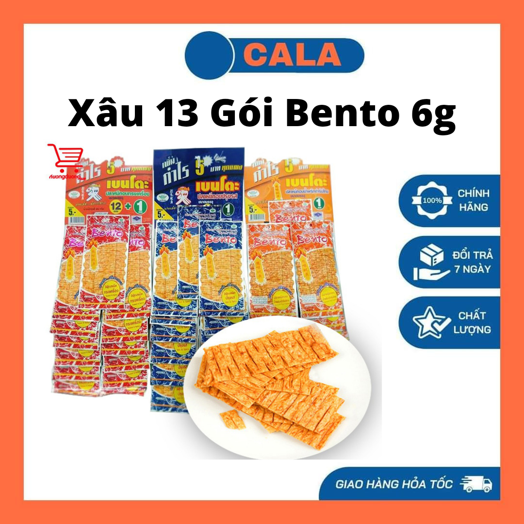 1 Xâu (13 Gói) Mực Bento 6g