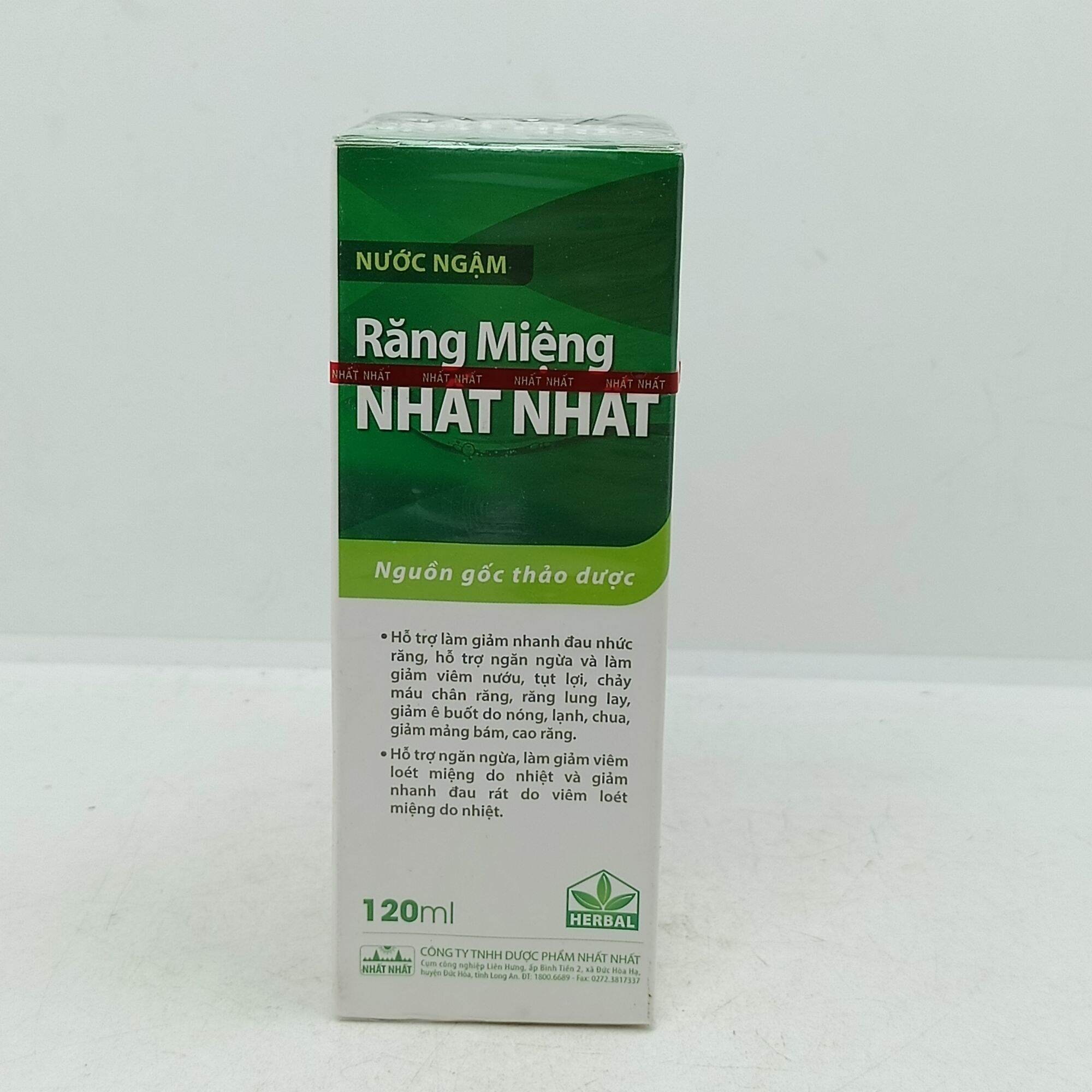 Nước ngậm răng miệng Nhât Nhât chai 120ml