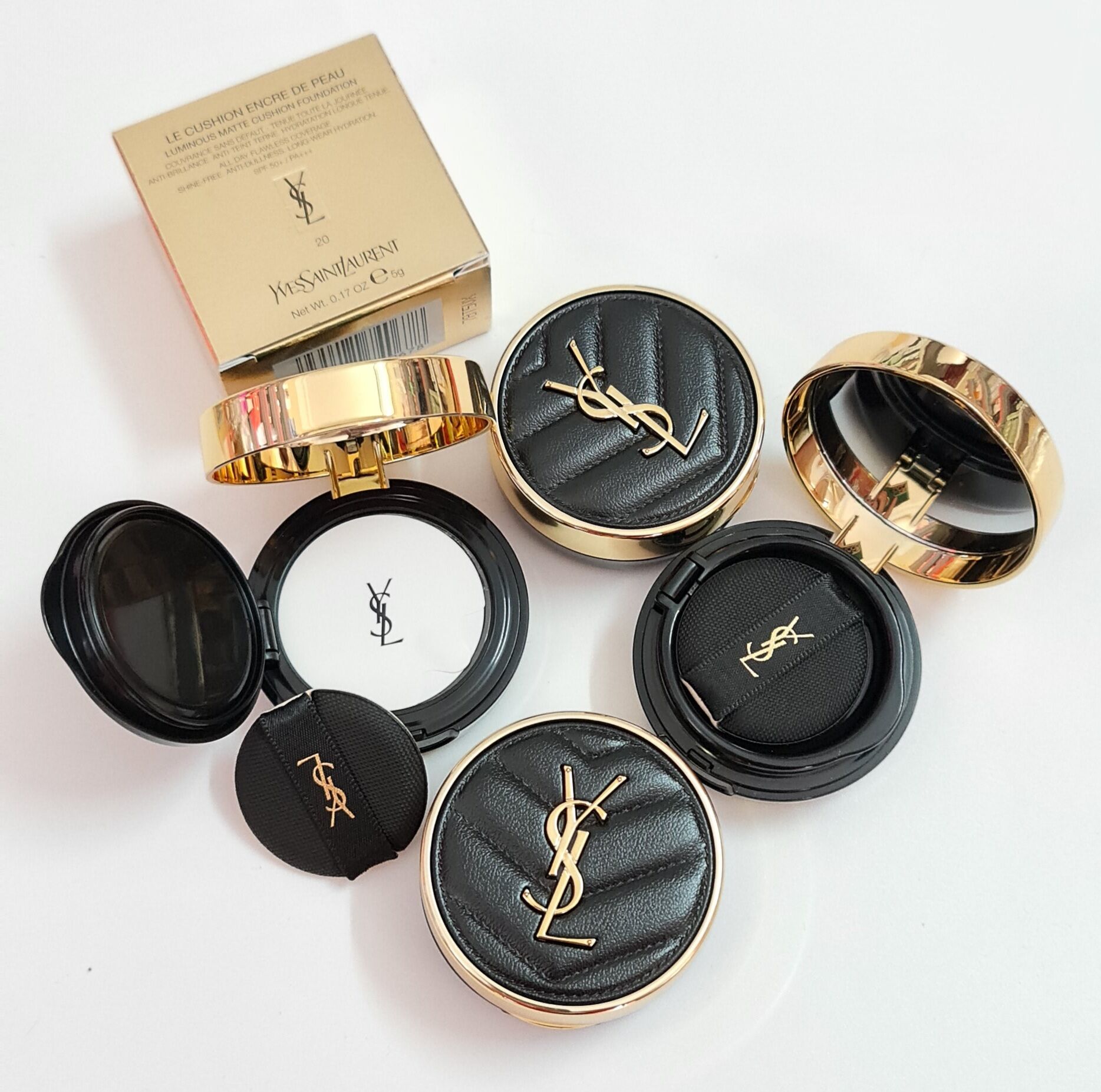 Cushion YSL limited vỏ da travelsize