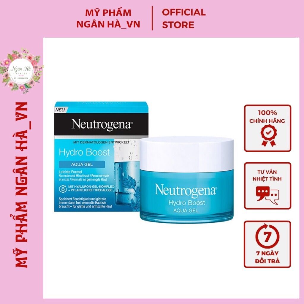 Kem dưỡng Neutrogena Water Gel/ Aqua Gel - Gel Cream/ Aqua Cream 50ml