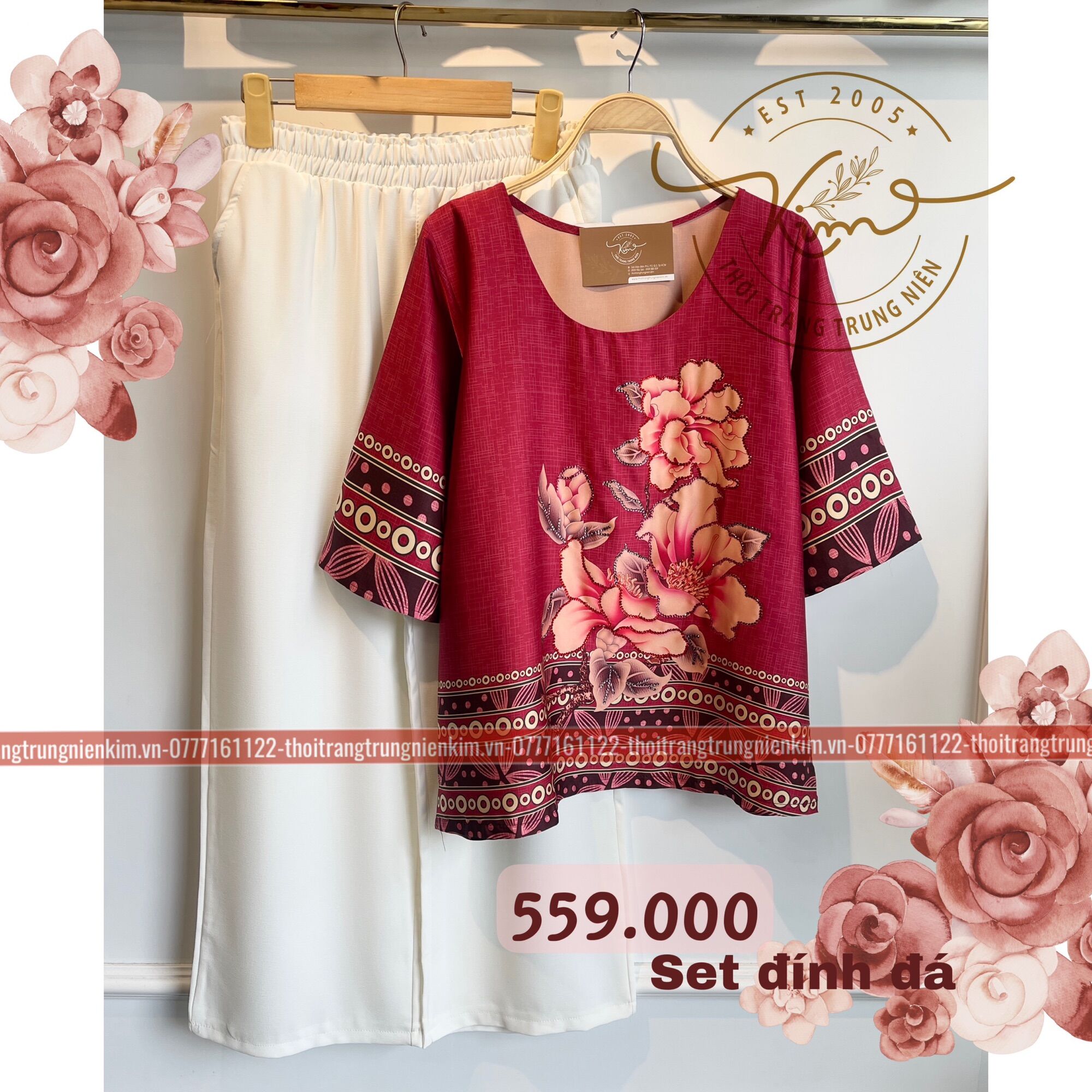 Set đính đá sắc màu rực rỡ