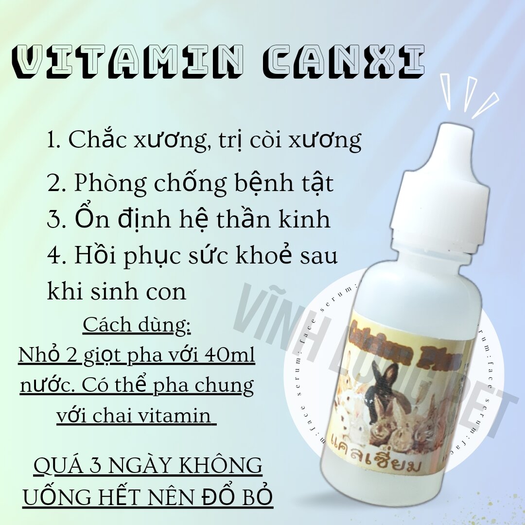 Vitamin & Tiêu chảy Hamster thú cưng - Hàng Thái Lan