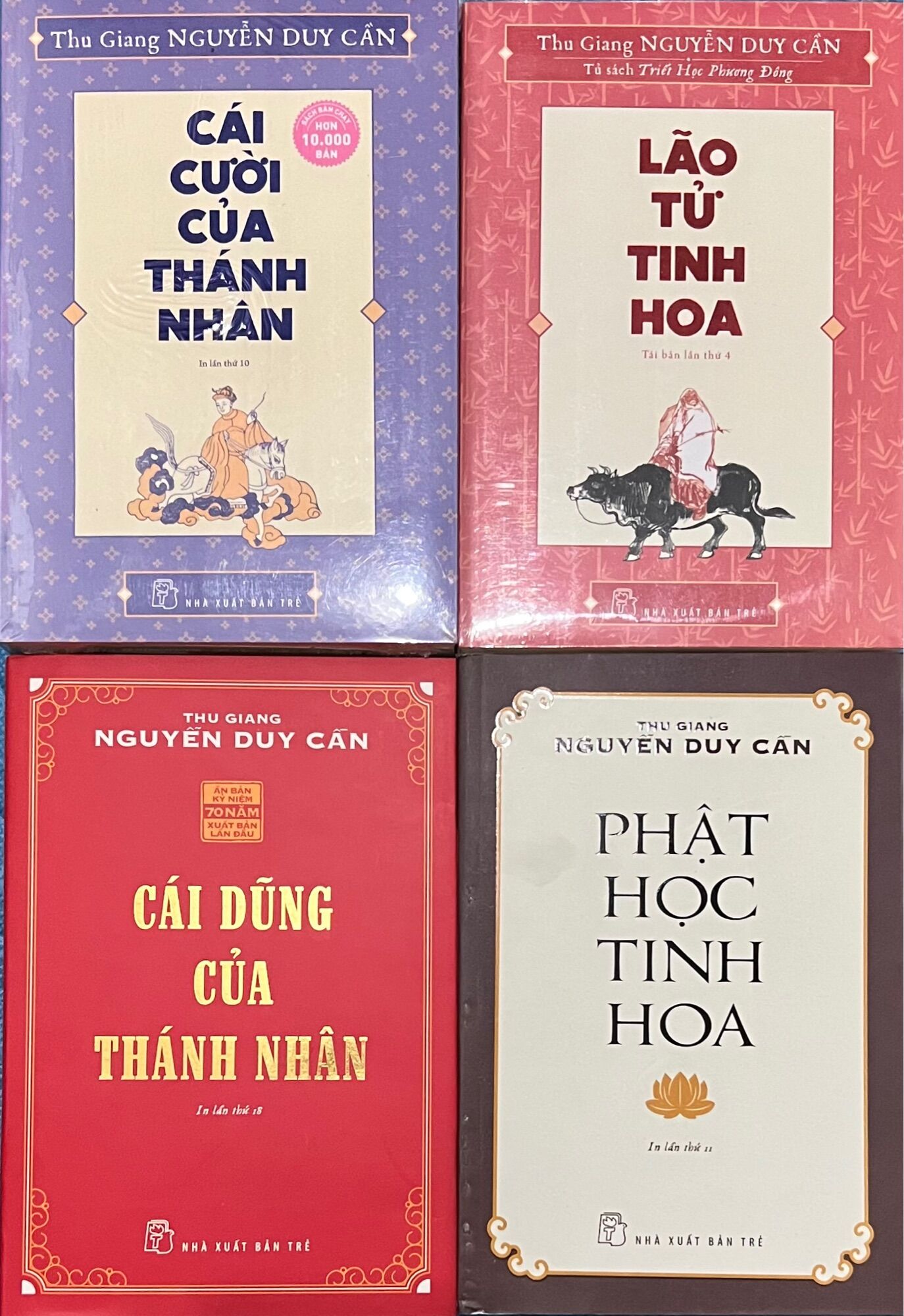 Sách - cái cười của thánh nhân - cái dũng của thánh nhân - lão tử tinh hoa - phật học tinh hoa
