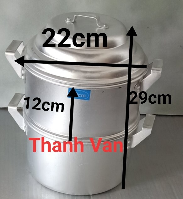 NỒI HẤP NHÔM LOẠI 2KG