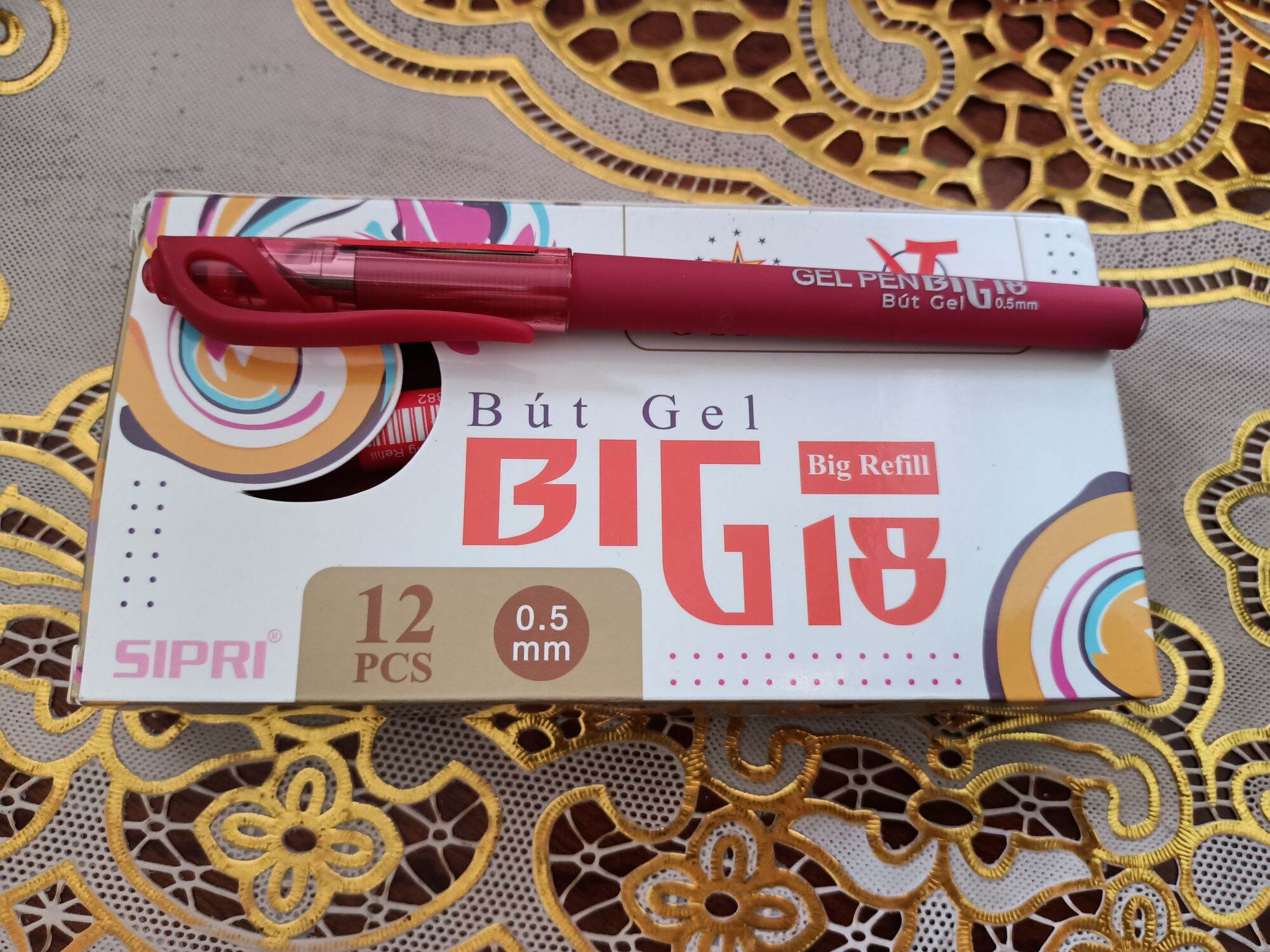 Hộp 12 cây bút gel gstar big 18 ngòi 0.5 giá sỉ