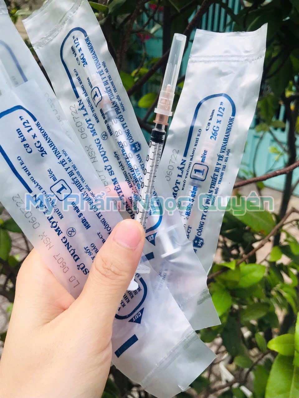 Bơm tiêm 1ml 26Gx1/2' vinahankook (H/100 cây)