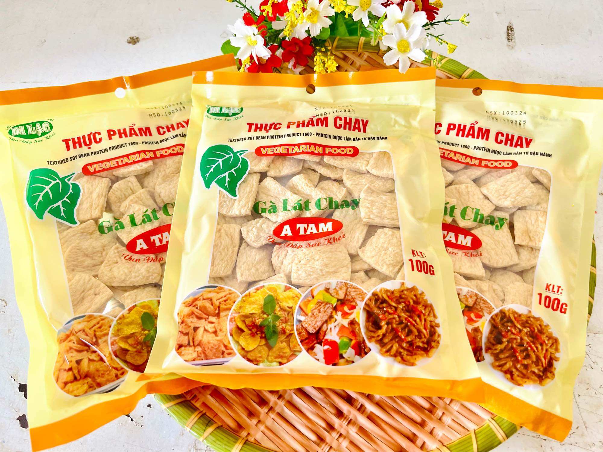 100g GÀ LÁT CHAY Thơm ngon/ Chay Tâm Phát