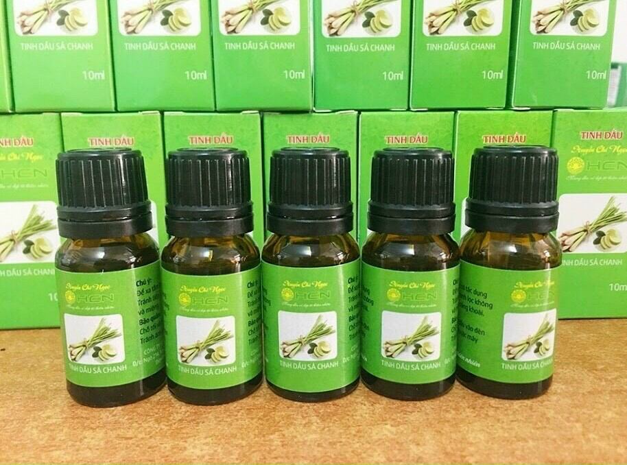 Tinh Dầu Sả Chanh 10ml Dùng kết hợp với Máy Xông Tinh Dầu Đuổi Muỗi, cho vào máy xông hơi, máy khuếch tán