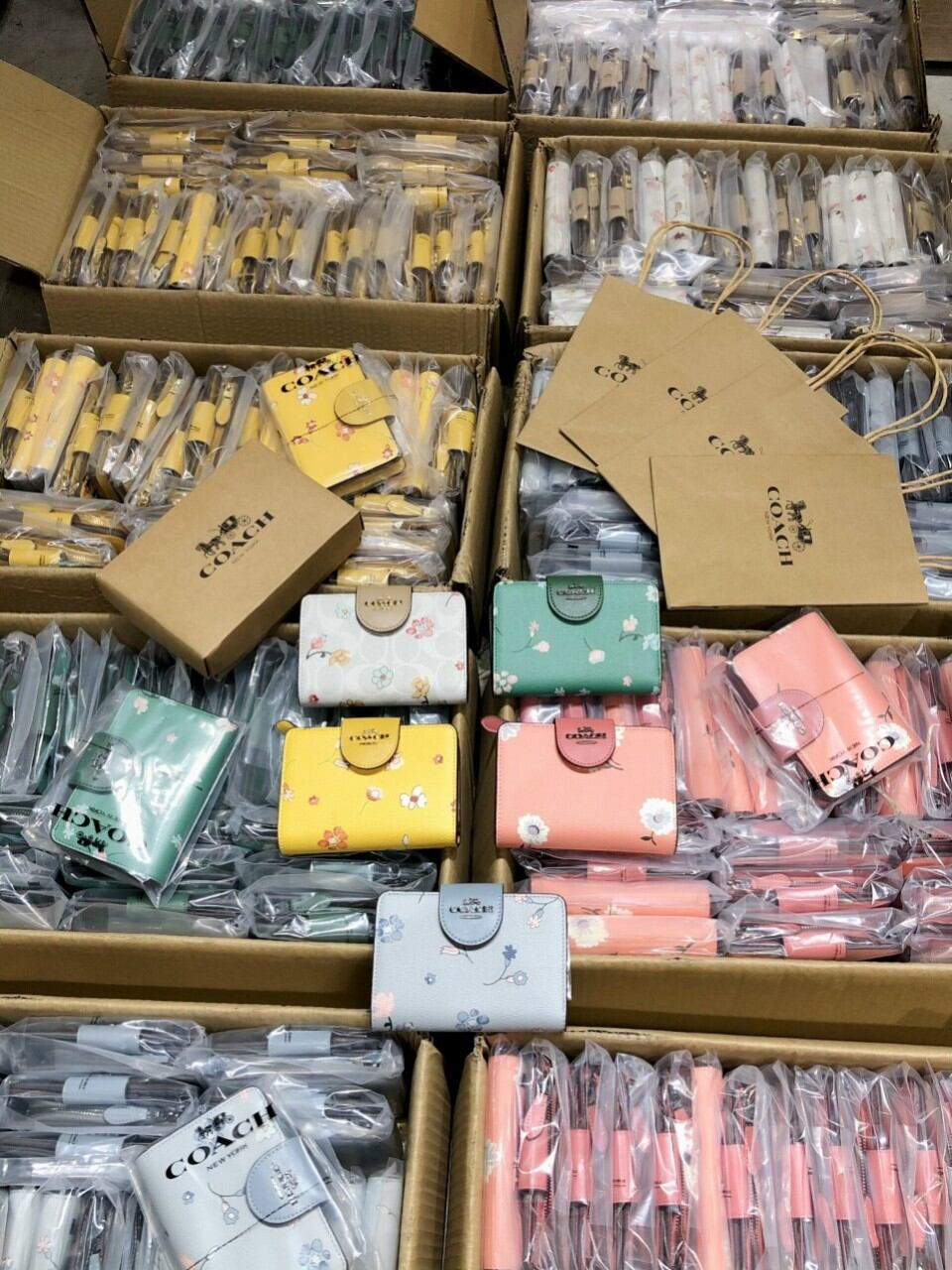 VÍ COAC*H GÀI MEDIUM CORNER ZIP SIÊU XINH