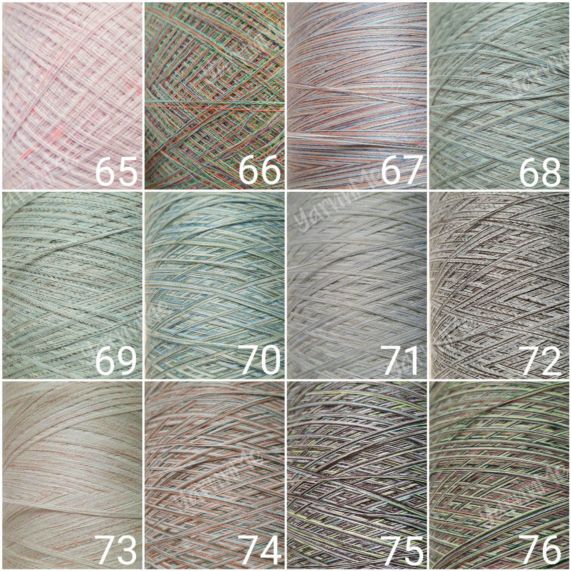 [HCM](49-66) Sợi cotton Hàn màu loang chạp 0.8mm