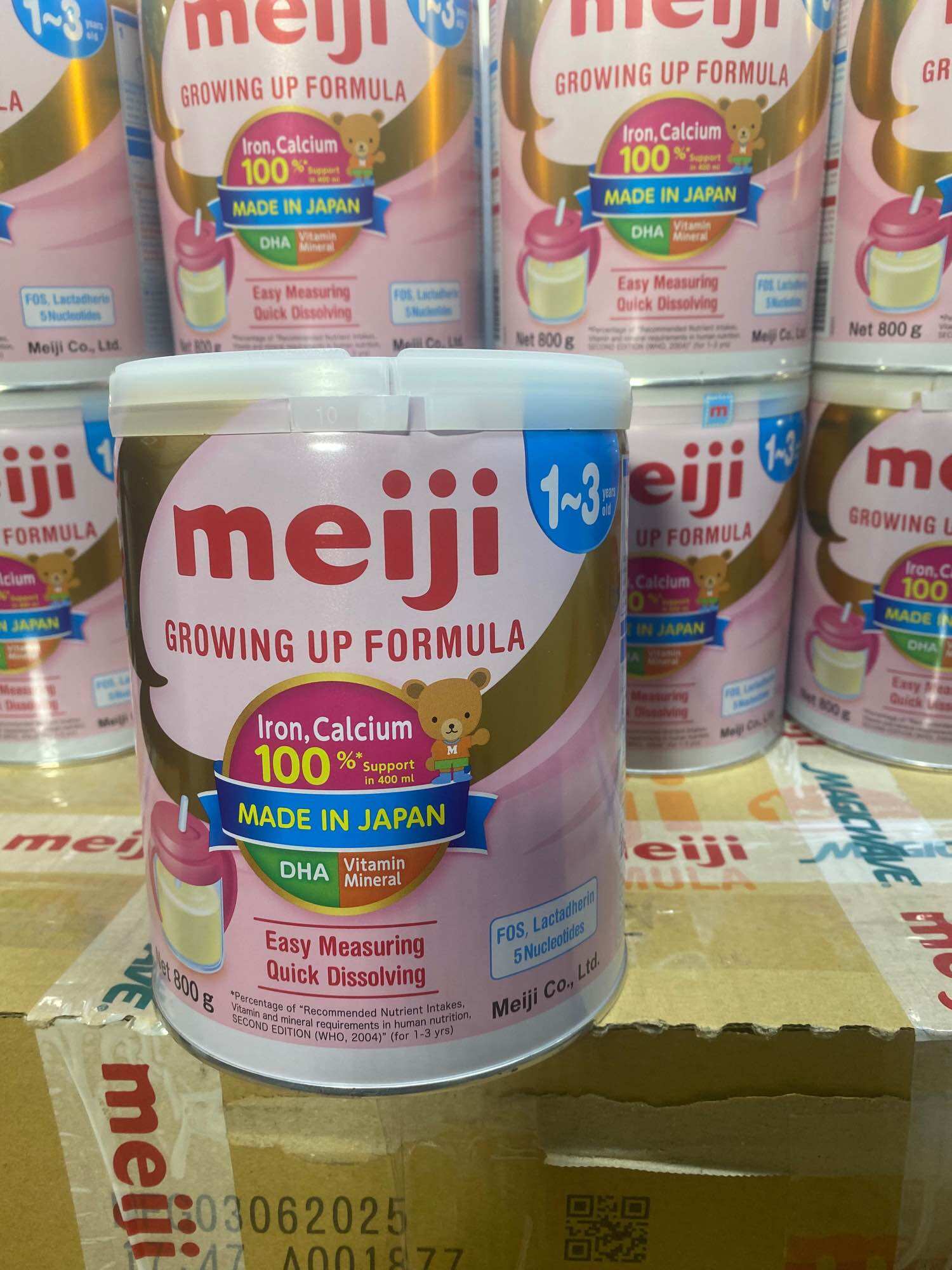 [ Date 2027 ] Sửa Meiji NHẬP KHẨU Lon số 9 (1–3 )-Sửa Bột Công Thức 800g