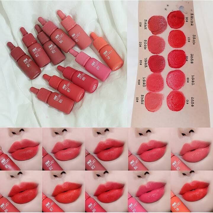 [HCM]Son Kem Siêu Lì Siêu Mịn Peripera Ink The Velvet [New 2019]