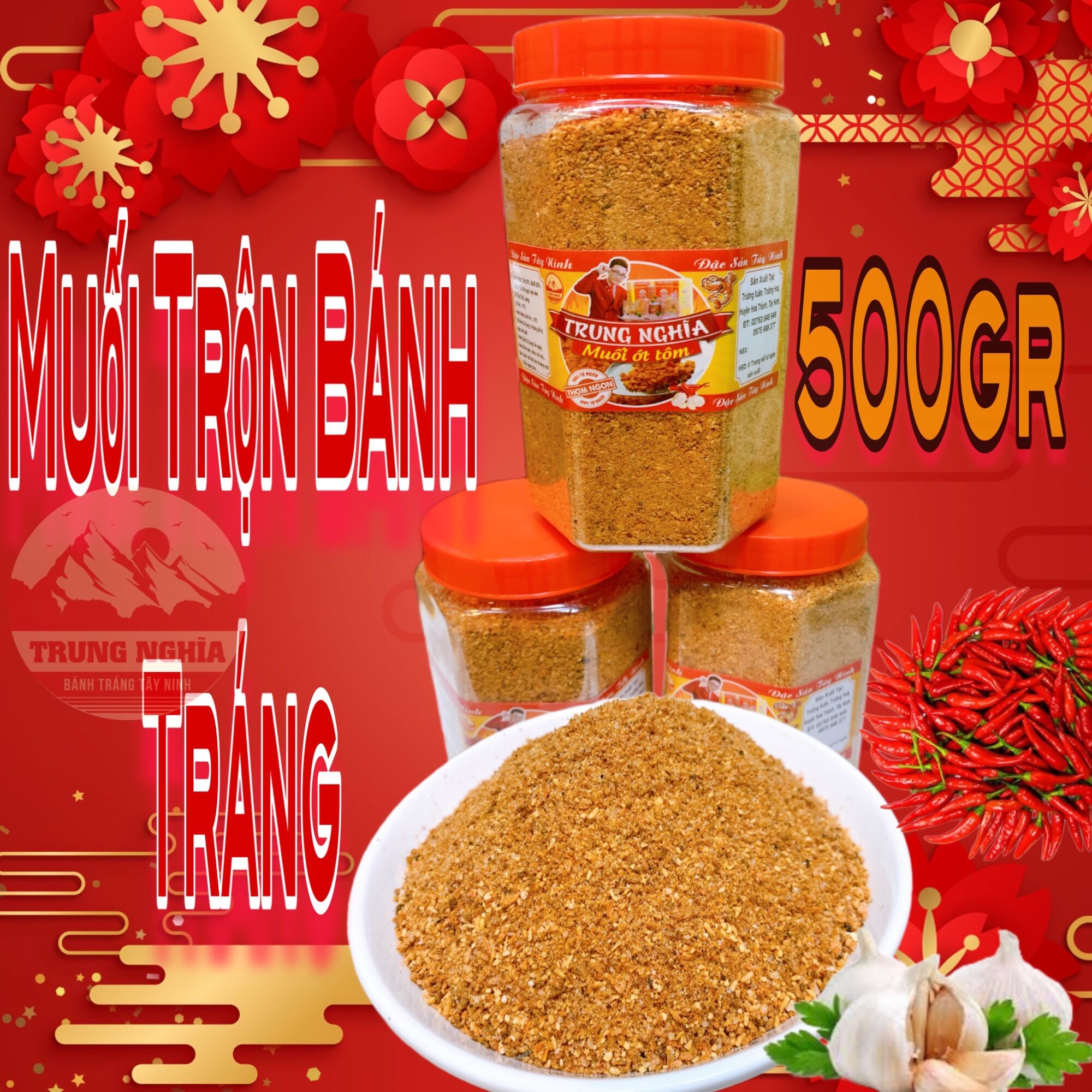 Muối trộn bánh tráng trung nghĩa