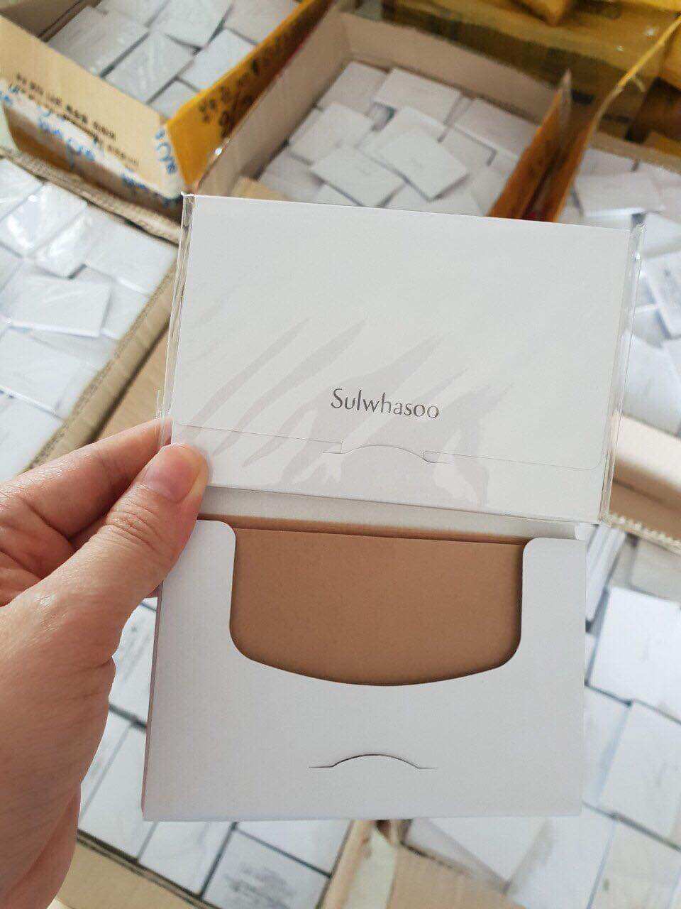 [ Vỉ 50 Tờ ] Giấy Thấm Dầu Sulwhasoo Cao Cấp
