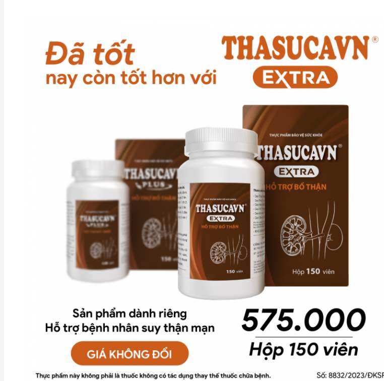 Thasuca extra 150 viên bổ thận và phục hồi chức năng thận