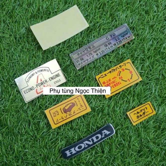 Tem thông số Cup Nhật C50, C70