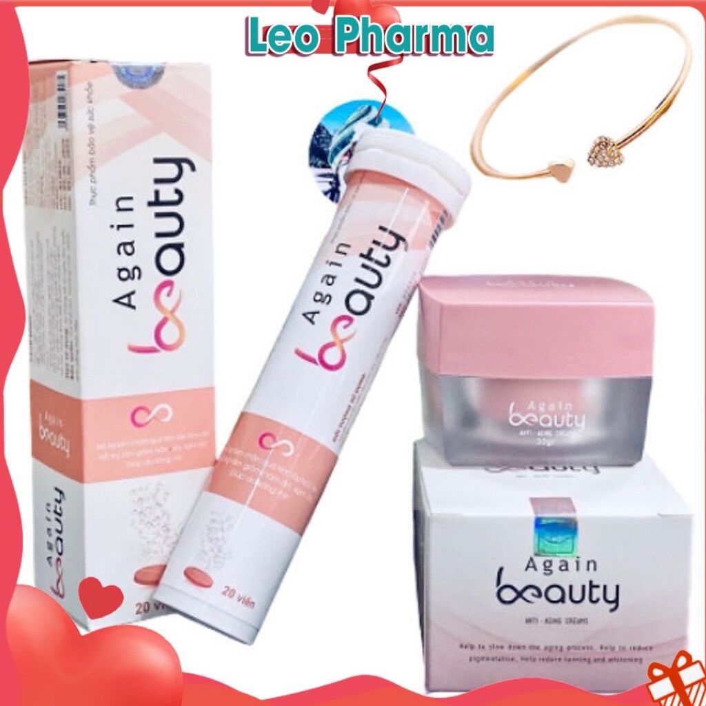 Bộ Kem Again Beauty Colagen Chống lão hóa da, sạm da, nám, khô da