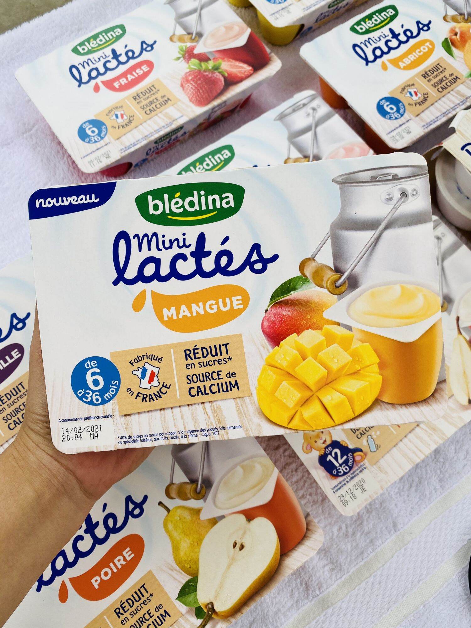 Sữa chua Bledina Pháp cho bé ăn dặm từ 6m