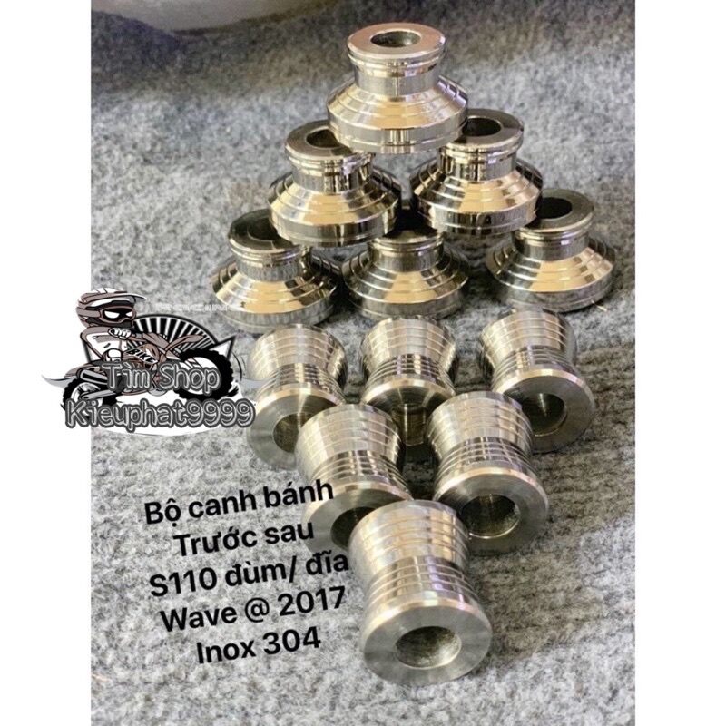 Bộ canh đùm dream wave 110 wave a2017 trước và sau inox