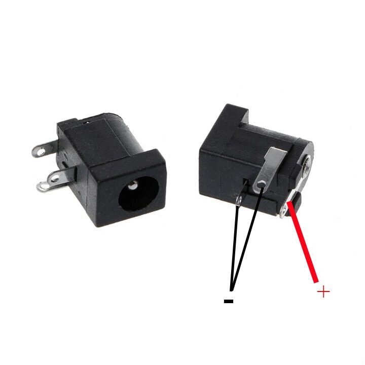 [Combo 5 cái] Jack nguồn DC 5.5x2.1mm hàn mạch