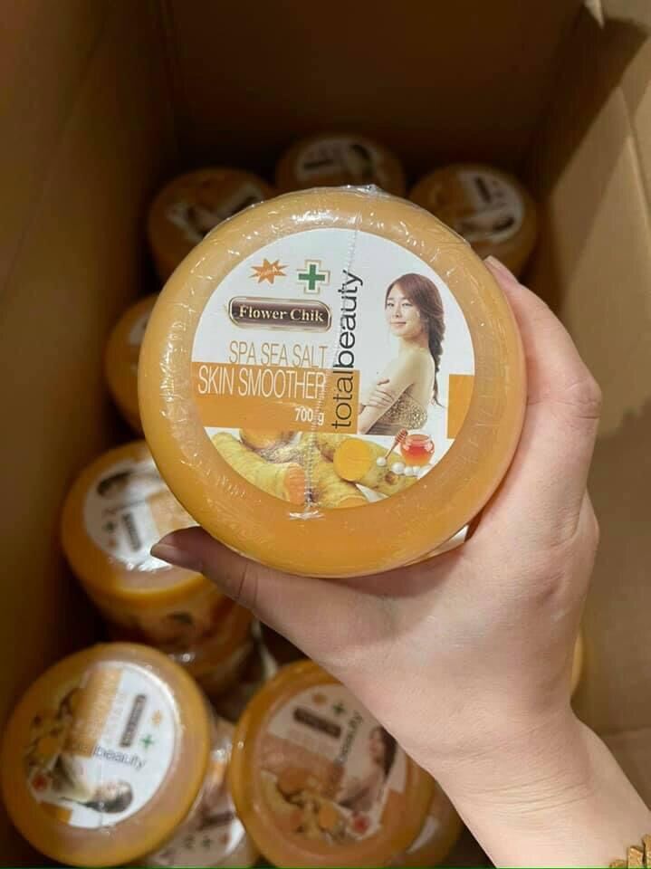 Muối Nghệ spa tắm tẩy da chết thái lan 700gr