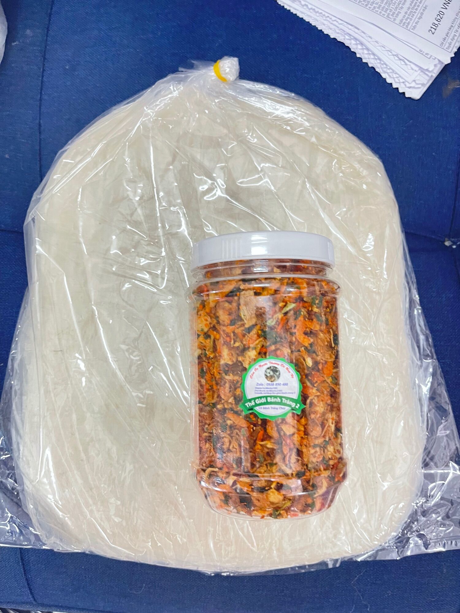 combo 1kg phơi sương + 500gr muối ruốc hành phi