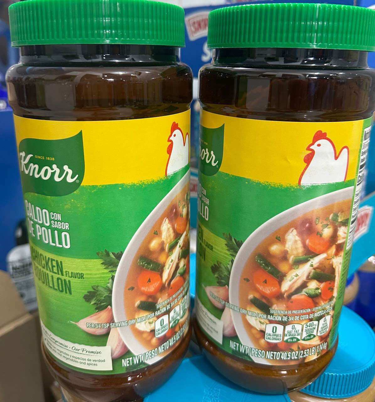 Bột hạt nêm knorr gà mỹ 1.14kg - mẫu mới nhất