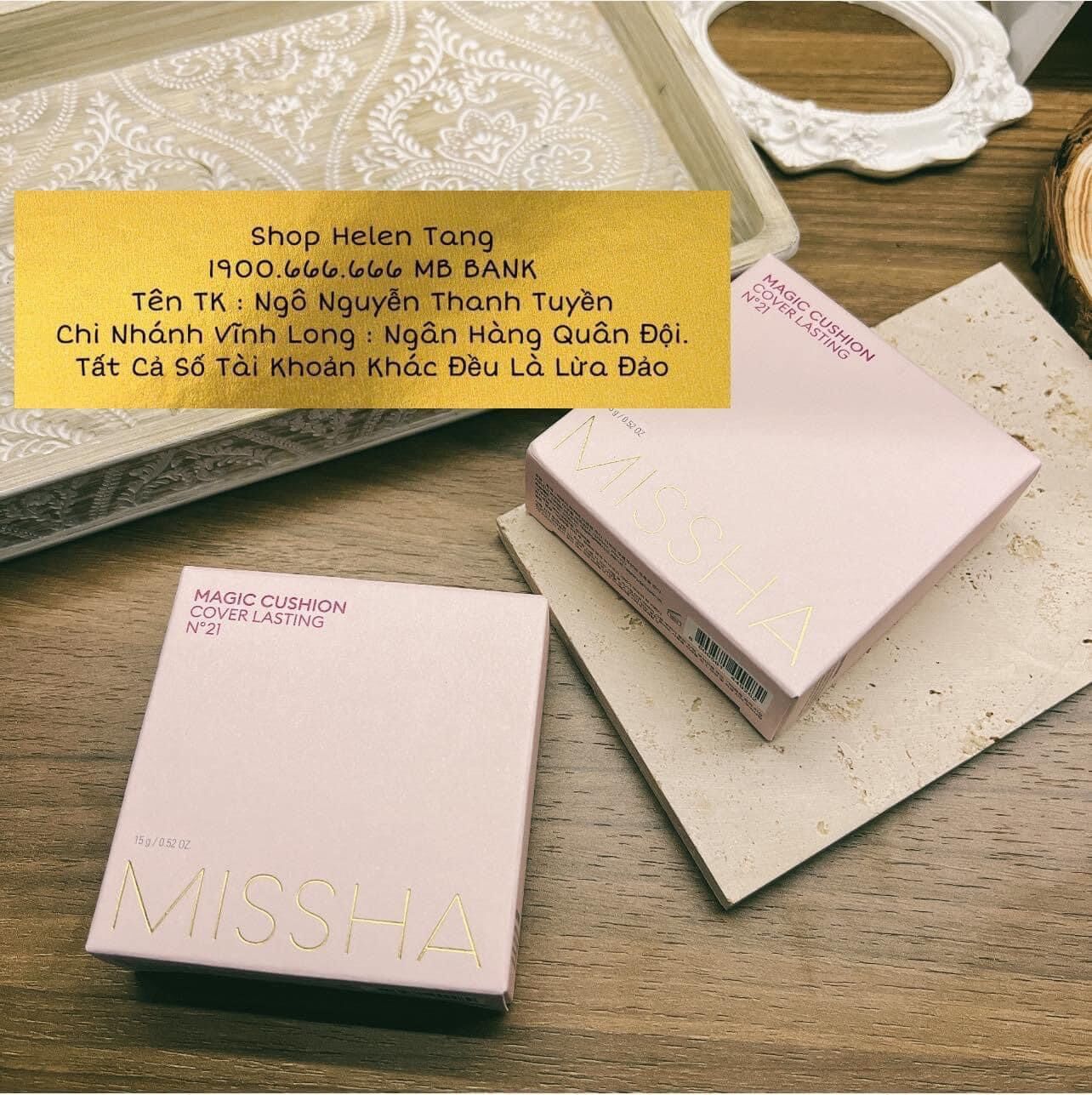 Phấn nước Missha Magic Cushion Cover Lasting 15g