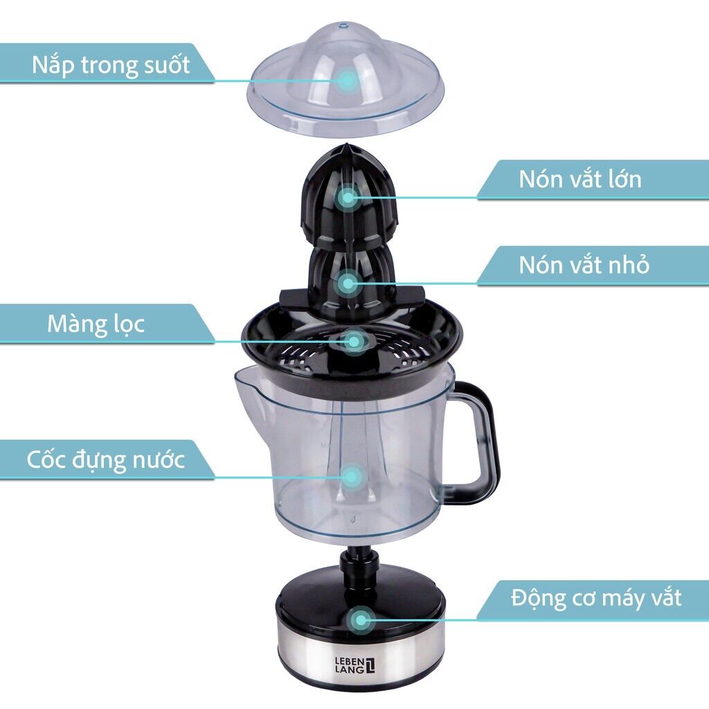 Máy vắt cam Leben Lang 0.7L