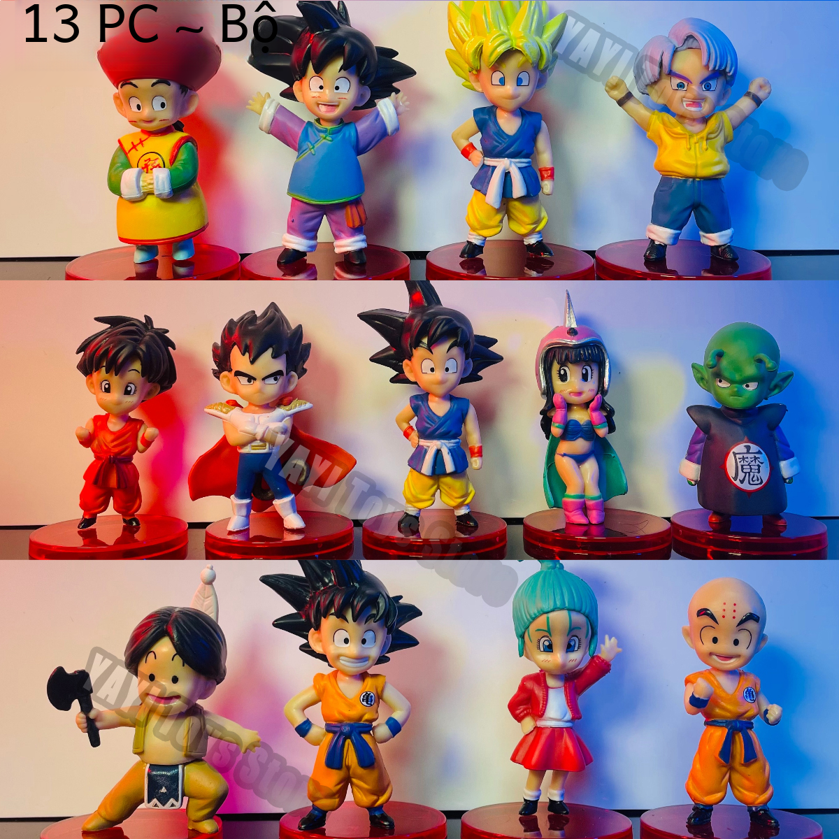 Dragon Ball Z Siêu Saiyan Son Goku Anime Hình Son Gohan Vegeta Broly Piccolo Majin Buu Bộ Hành Động Hình Mẫu quà Tặng Đồ Chơi