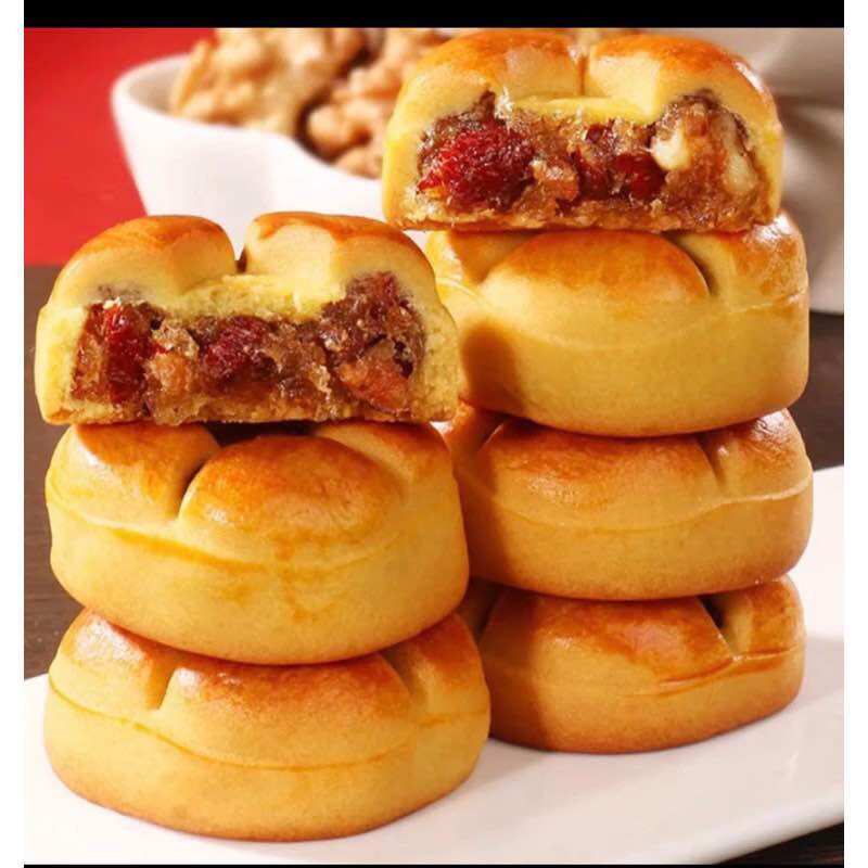 Bánh Táo Đỏ Óc Chó Ăn Kiêng Không Đường