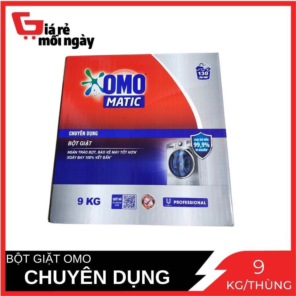 Bột giặt OMO Chuyên dụng cửa trước 9kg Thùng (2x4.5kg)