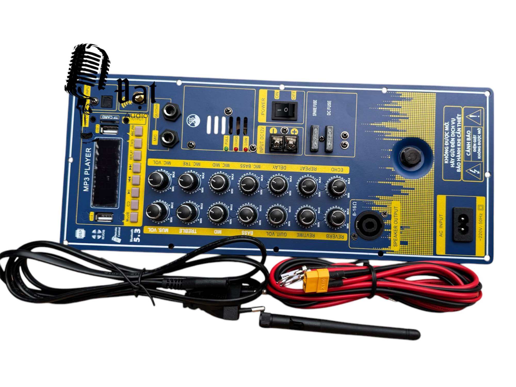 Mạch Lo Kéo DSP V20x Echo Reverb Công Suất 250w Loa Đơn