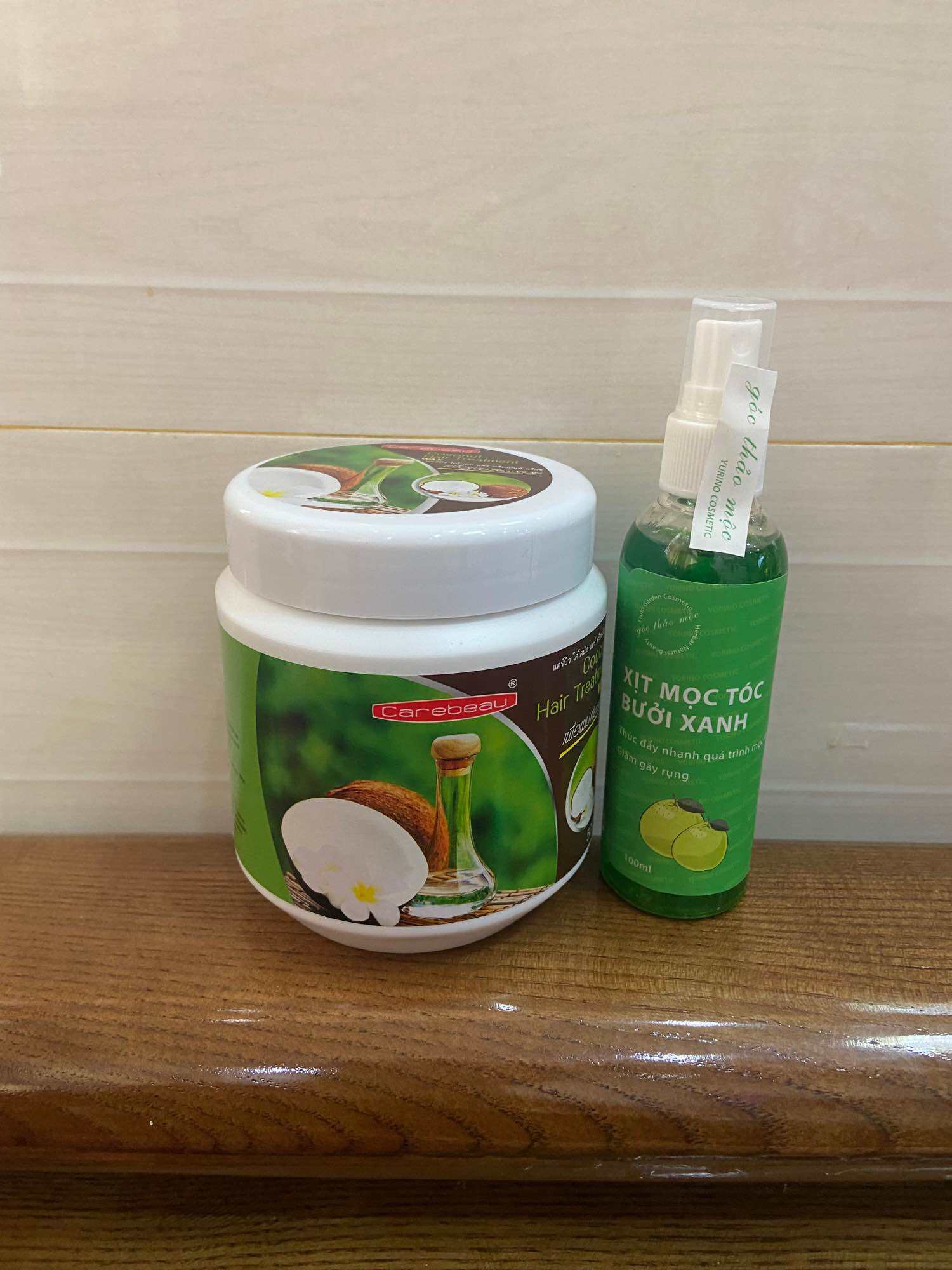 Kem ủ Tóc Dừa Non Thái Lan 500ml kèm xịt bưởi