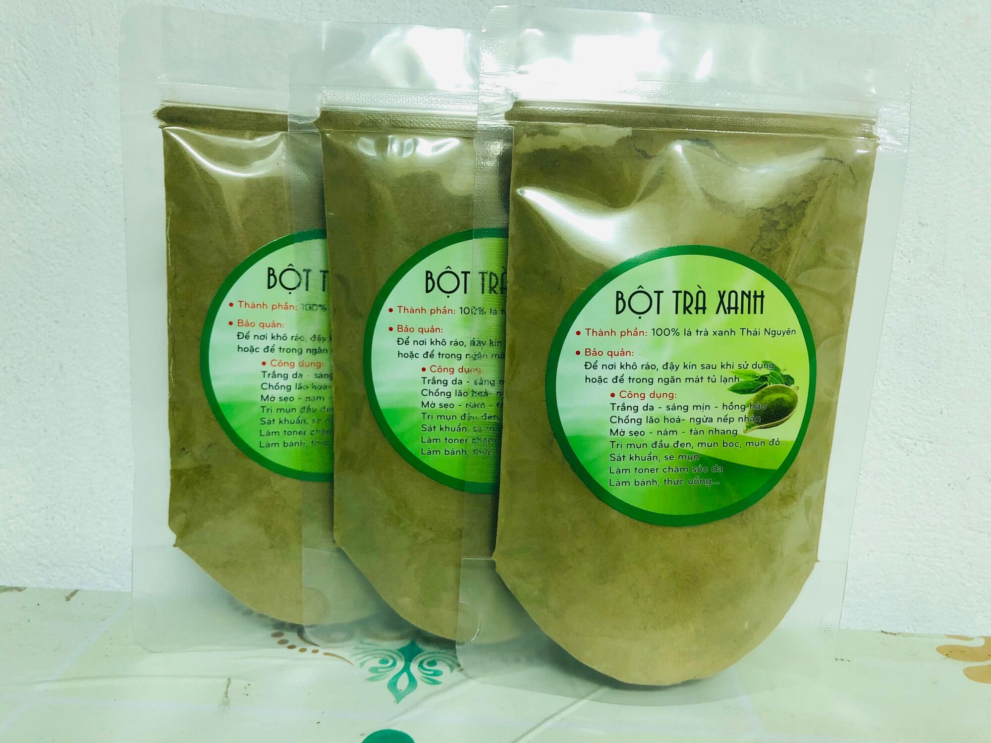 100Gr Bột Trà Xanh (Matcha) Nguyên Chất