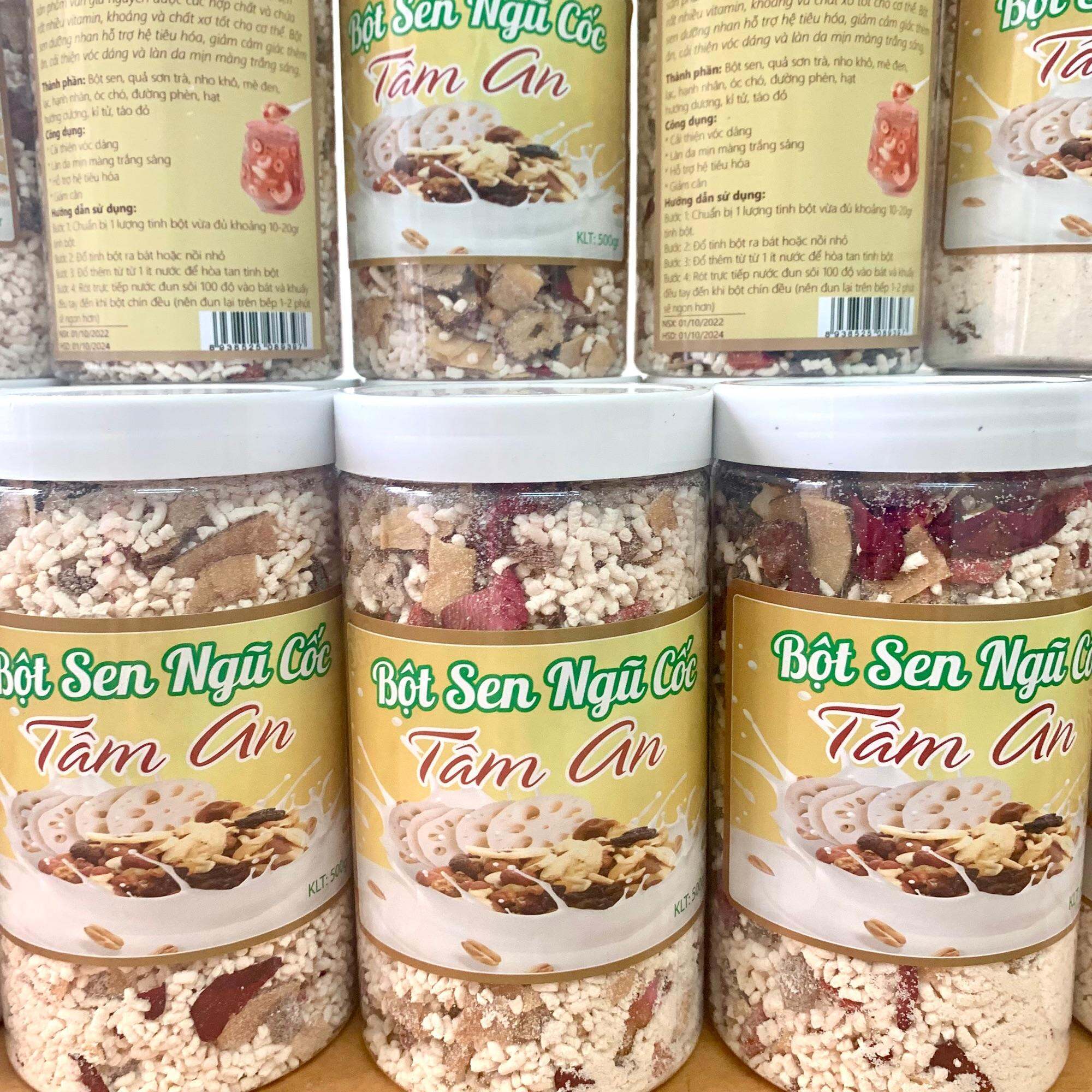 Bột củ sen mix hạt ngũ cốc đẹp da giảm cân 500g