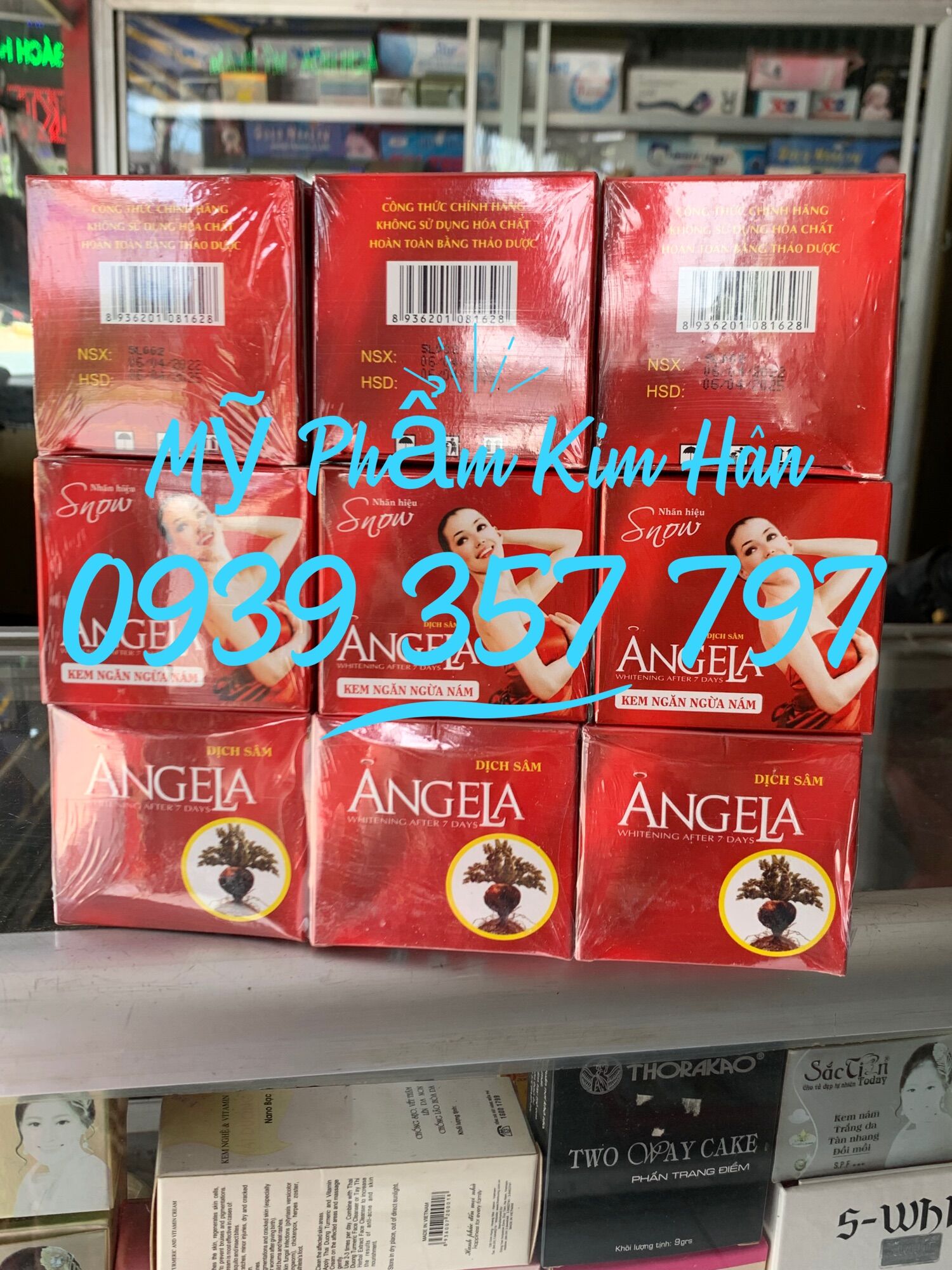 Kem Sâm ANGELA ngăn ngừa Nám