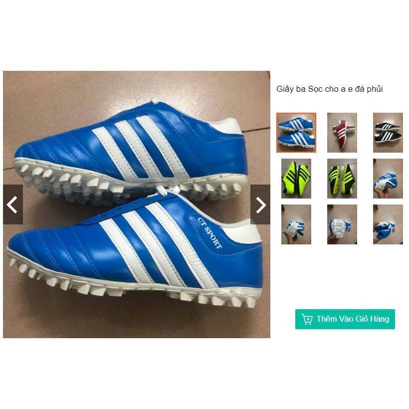 giầy đá bóng đế TF - tặng tất đá bóng