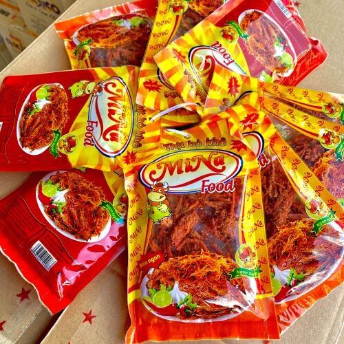 ( giá bán buôn) Thịt bò khô sợi thơm ngon thượng hạng