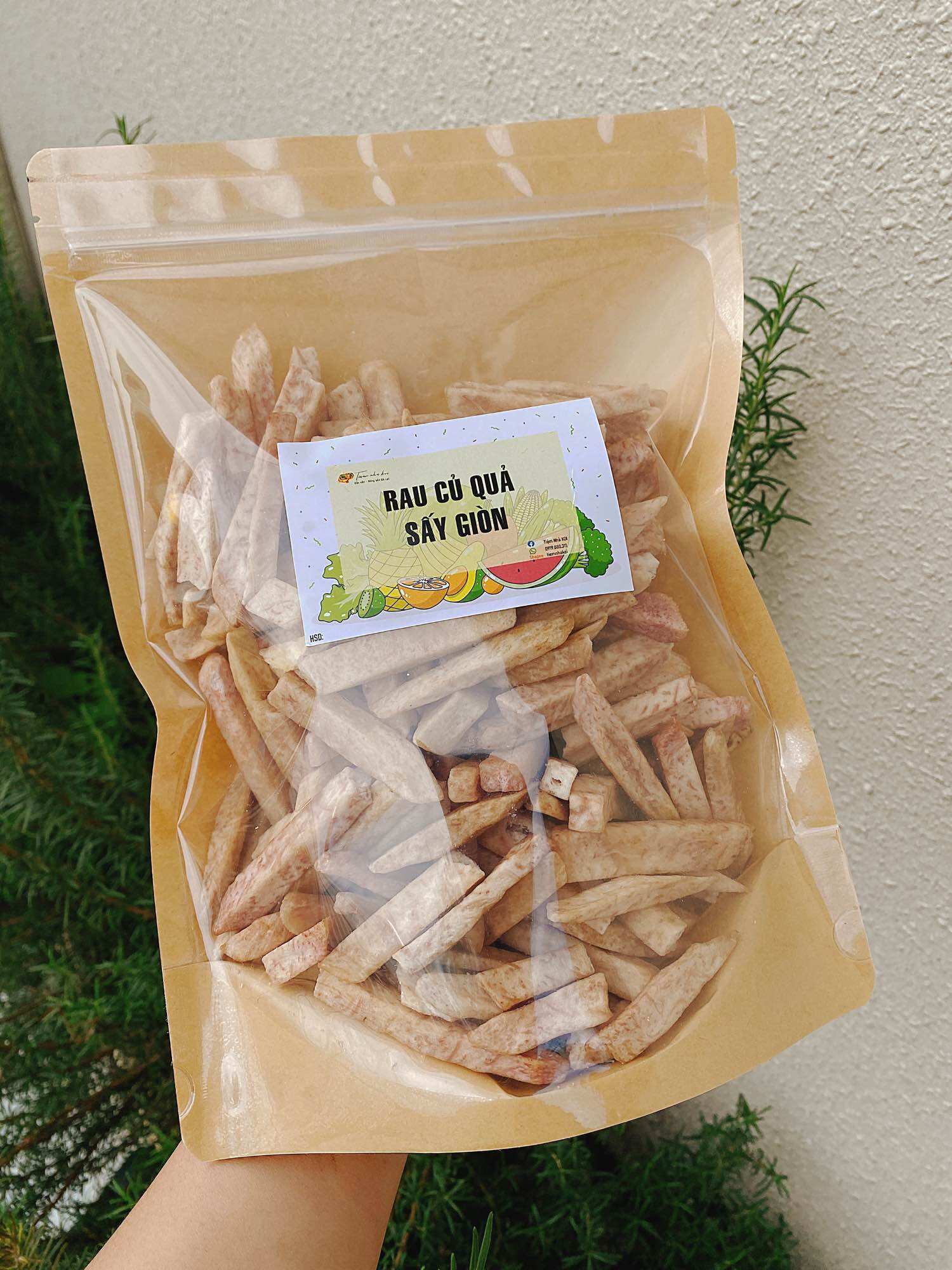 Khoai Môn Sấy Cọng | 300-500 | Đặc sản Đà Lạt