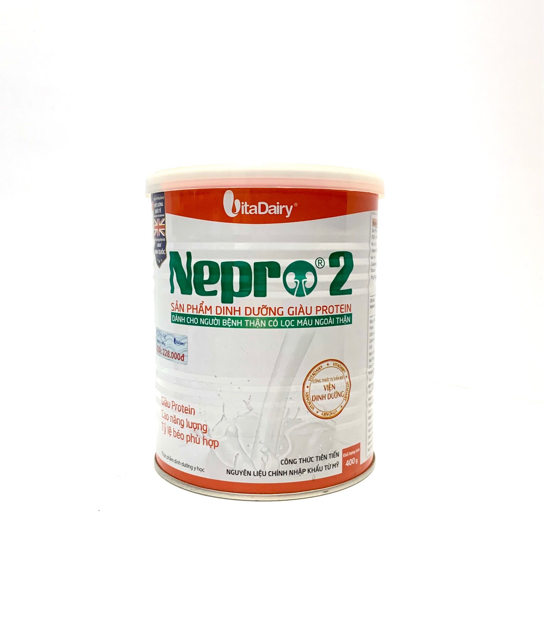 NEPRO 2 400g ( DÀNH CHO NGƯỜI BỆNH THẬN)