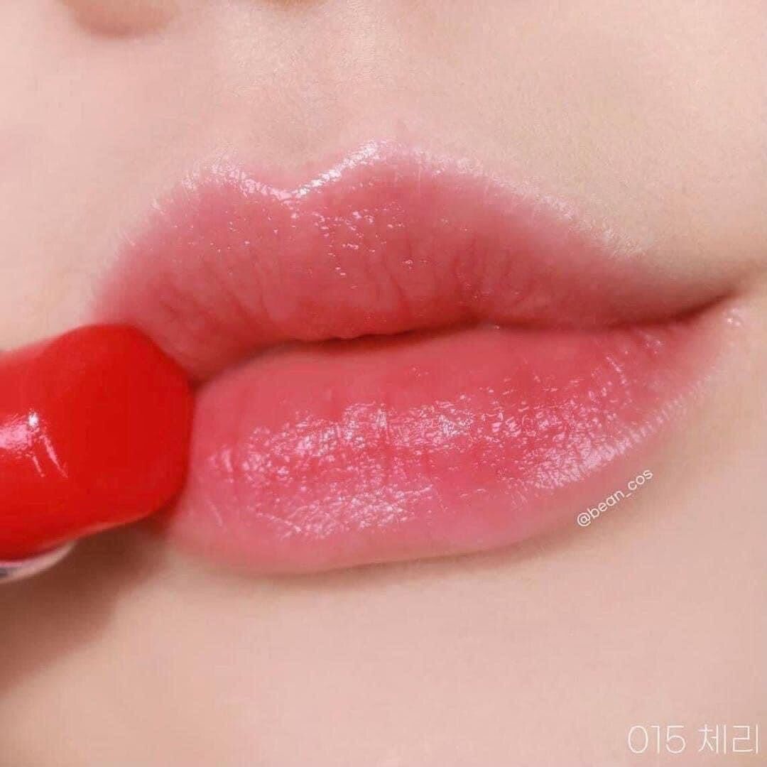 Son dưỡng Đior 015 đỏ cherry mẫu mới 2021
