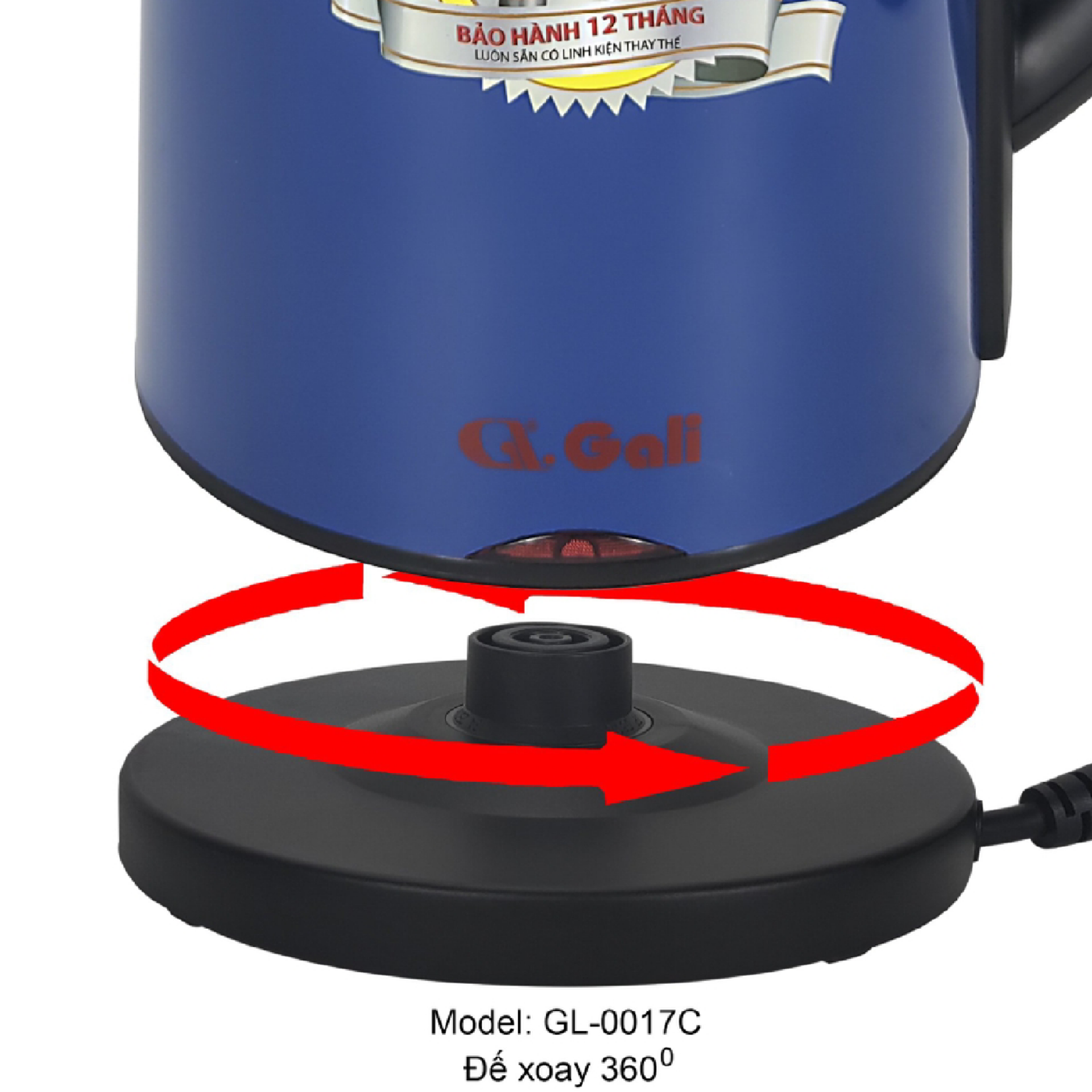 Ấm siêu tốc Gali GL-0017C 1800W 1.7L