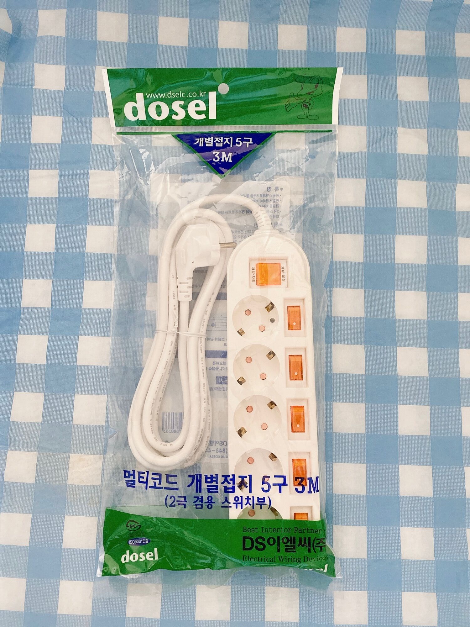 Ổ Cắm điện Hàn Quốc Dosel chính hãng chống giật điện áp 16A - 250V~