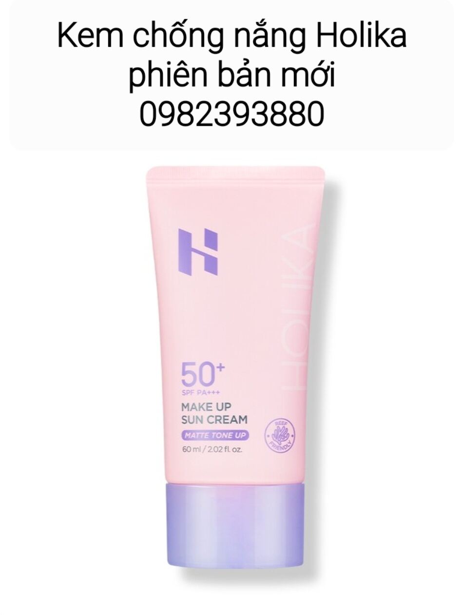 Kem chống nắng trang điểm Make Up Sun Cream Holika Holika SPF50+ PA+++ UVA