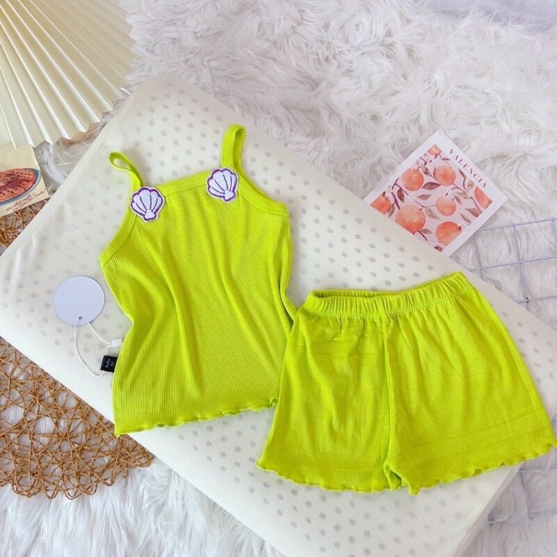 Bộ 2 dây minky mom gân lạnh bé gái