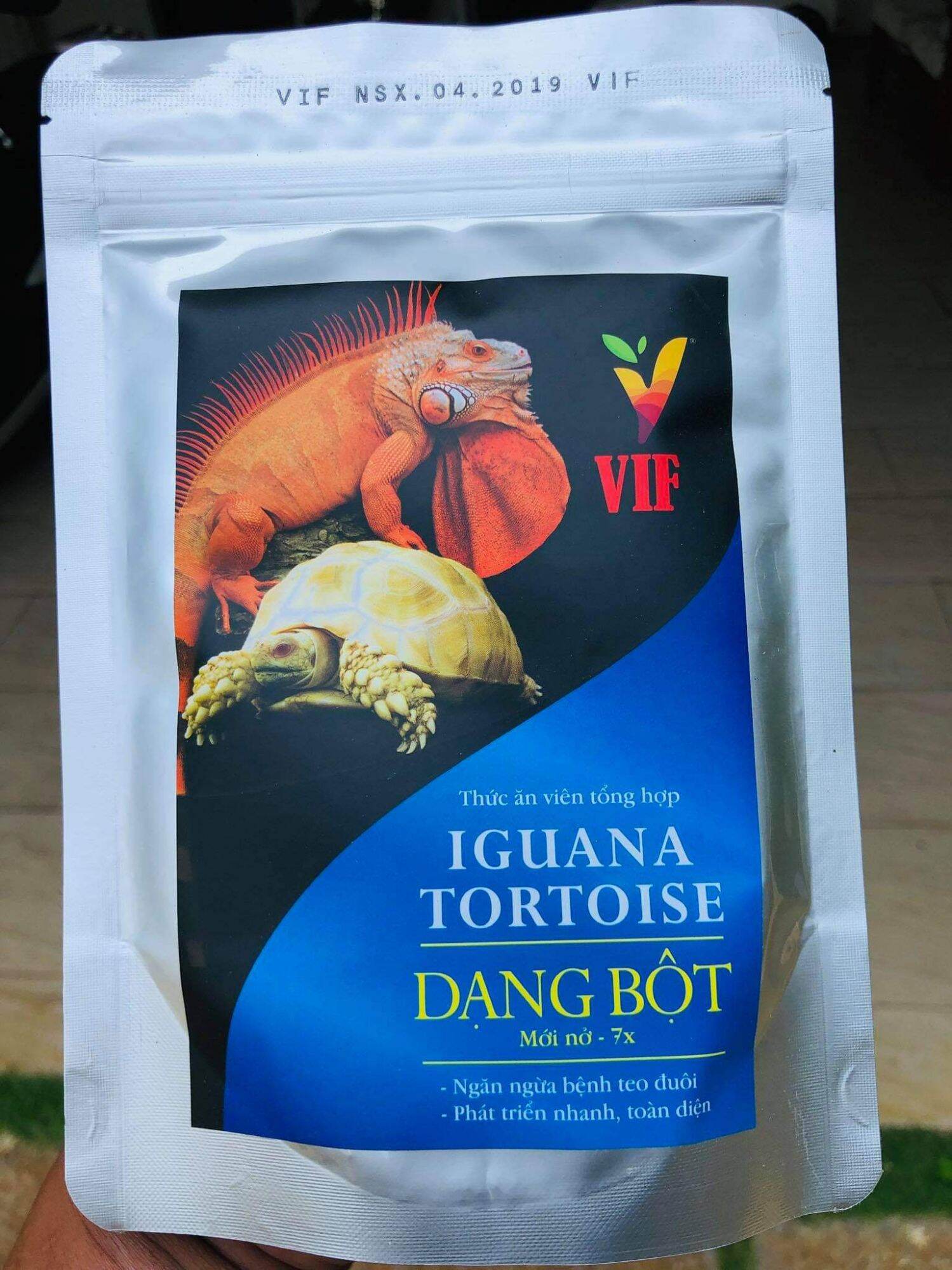 VIF thức ăn dành cho bò sát (iguana)