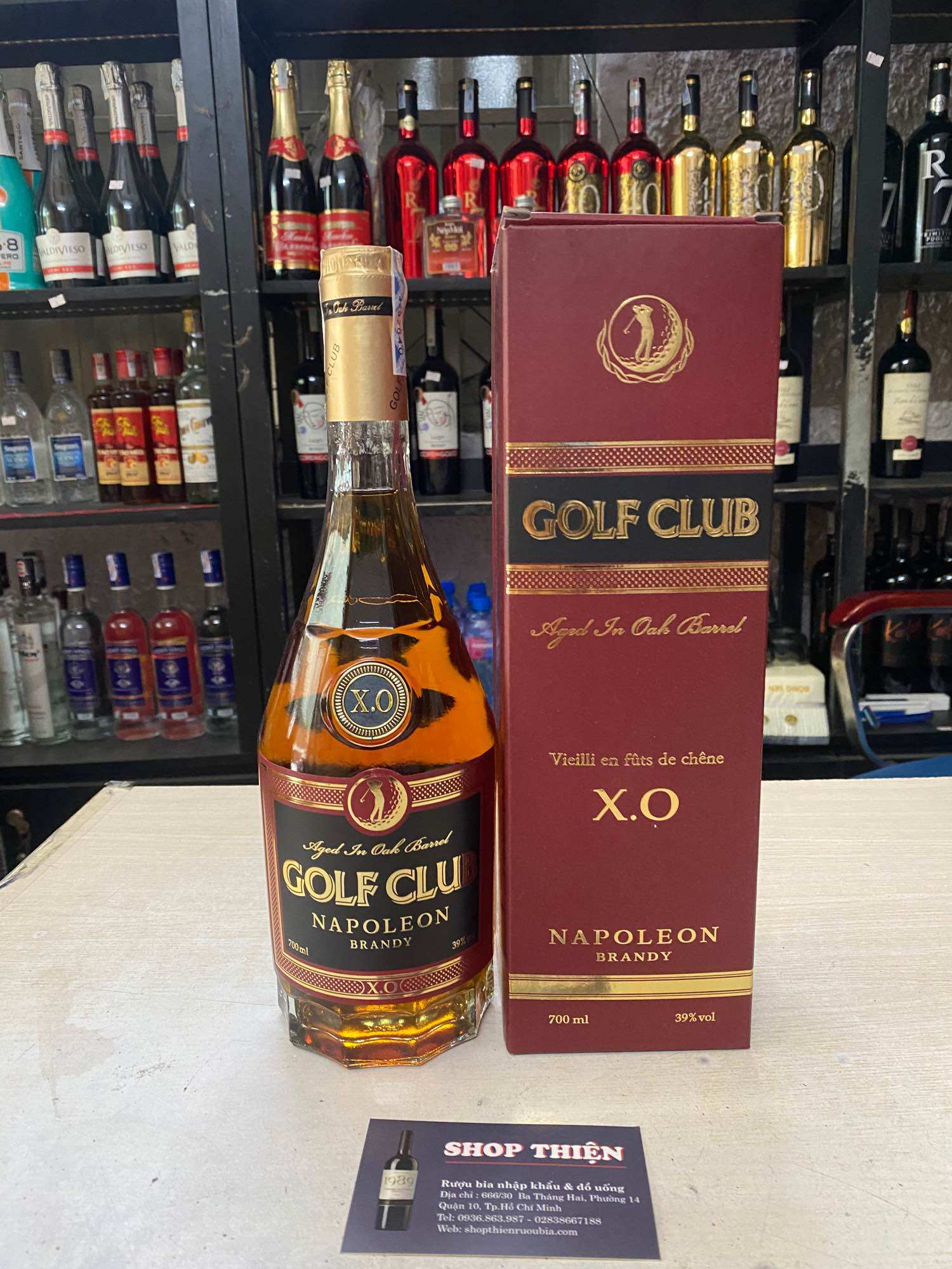 GOLF CLUB Napoleon Brandy XO 39% 700ml