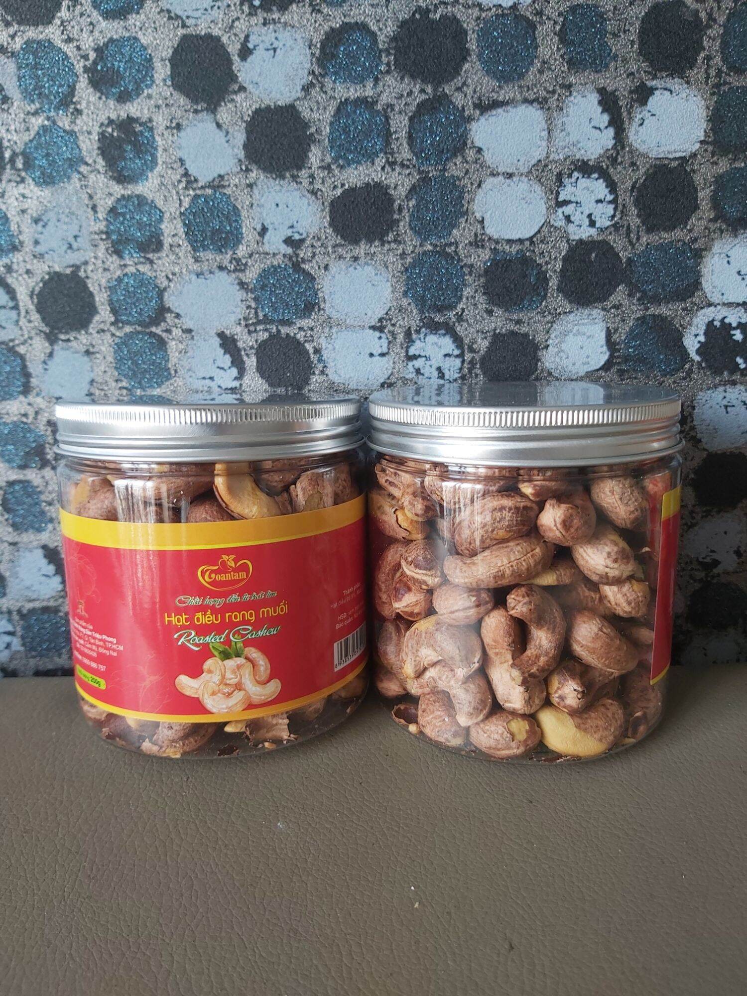 Combo 2kg hạt điều rang muối hũ nắp nhôm