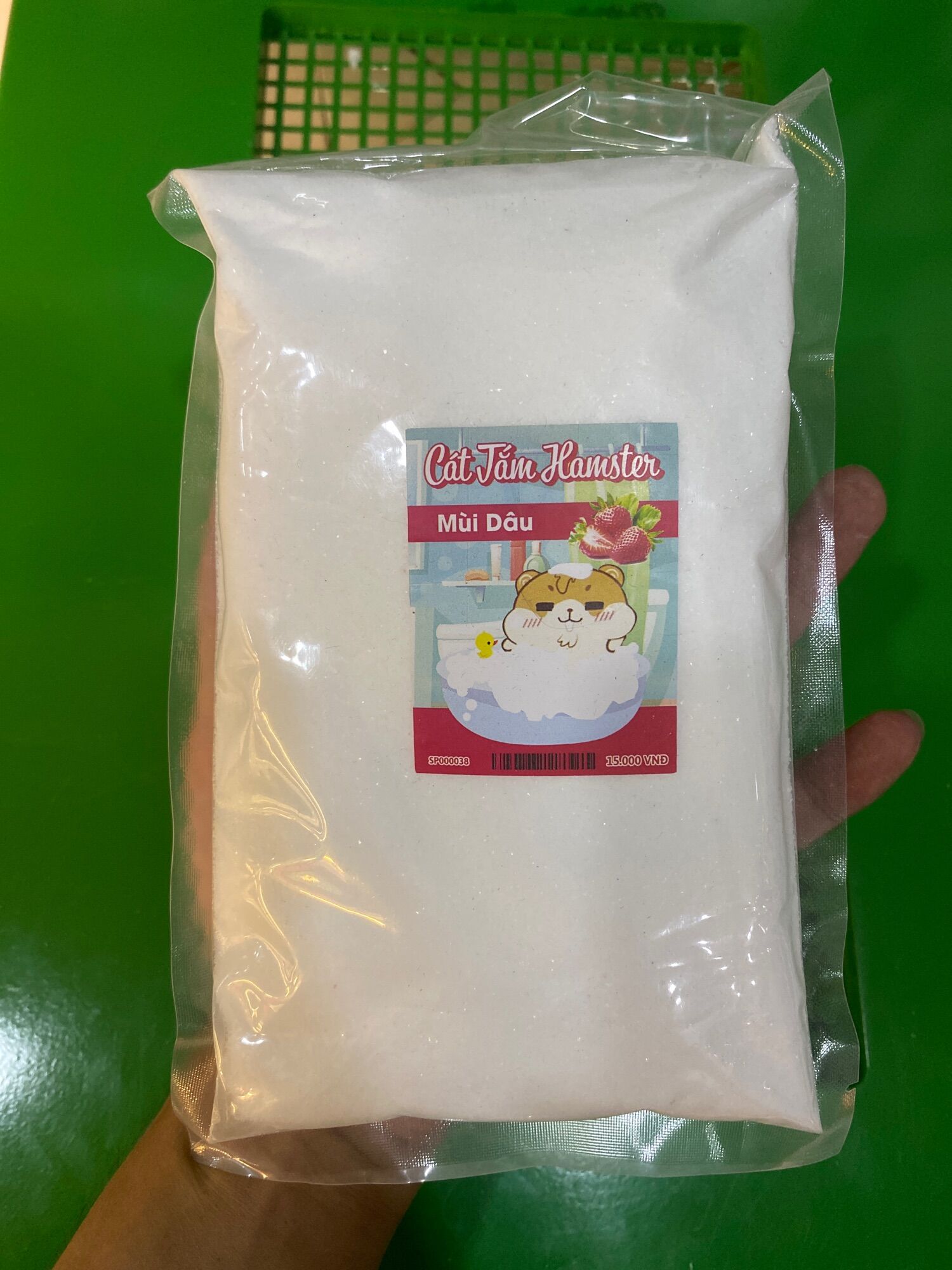 Cát tắm siêu thơm cho Hamster túi 1kg